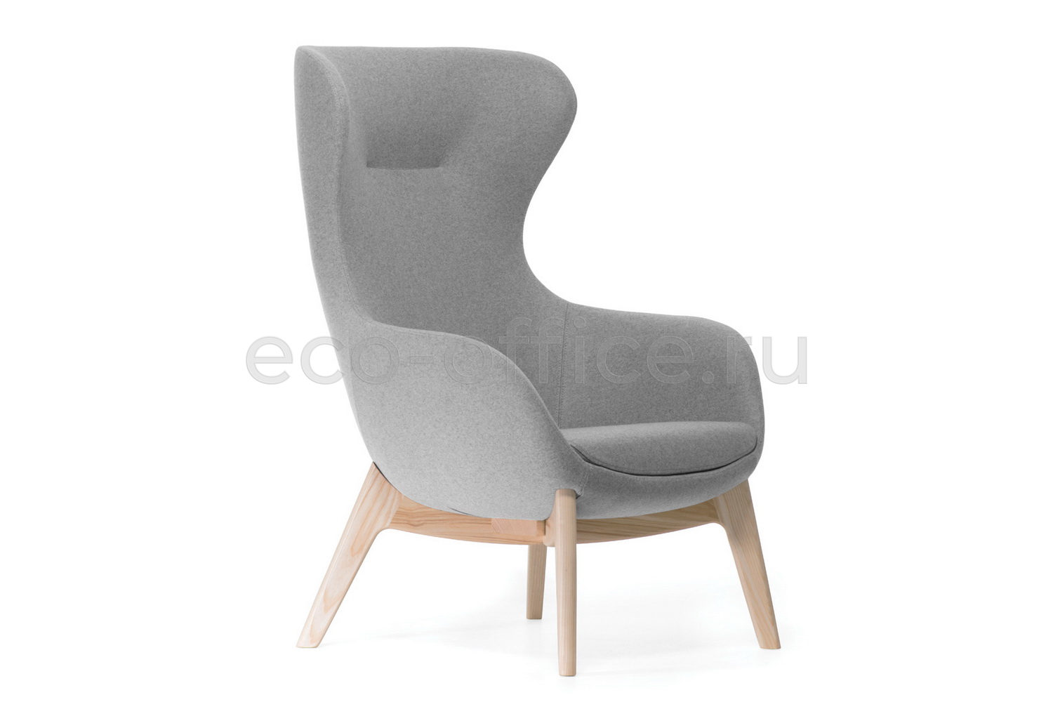 Офисное кресло Profoffice ELEGANCE WOOD Серый войлок купить в Воронеже
