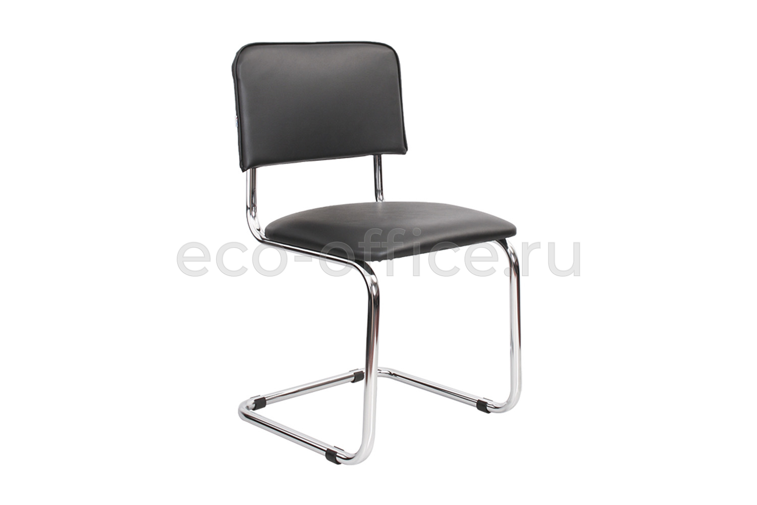 Стул SYLWIA Chrome 450320/V4 Чёрная экокожа купить в Воронеже