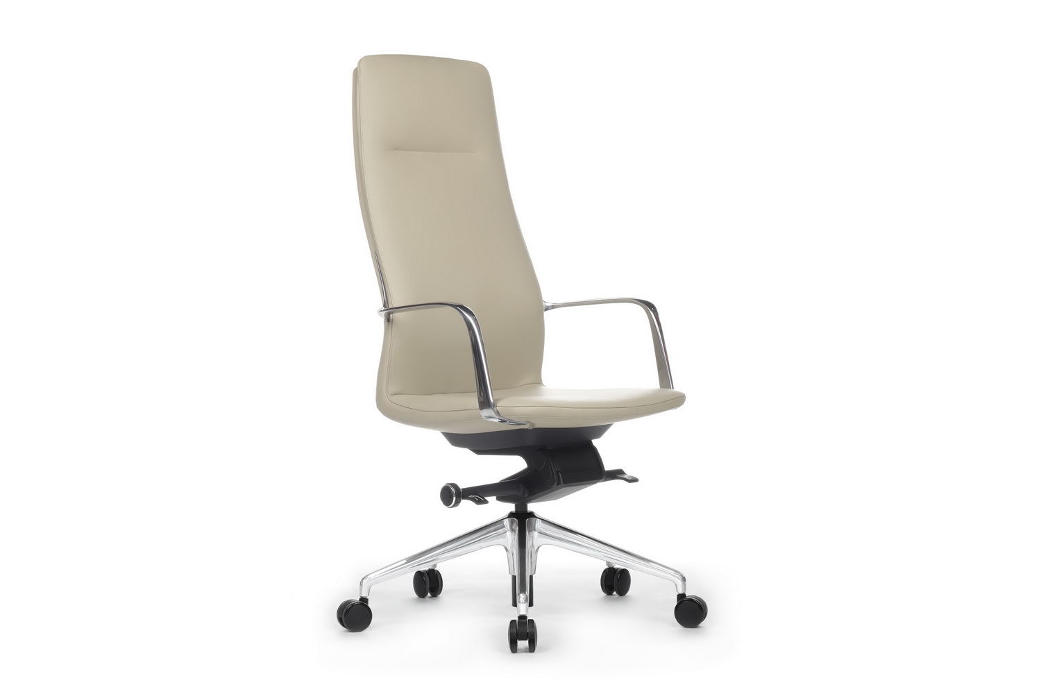 Кресло руководителя RV Design PLAZA FK004-A13 Бежевая кожа купить в Воронеже