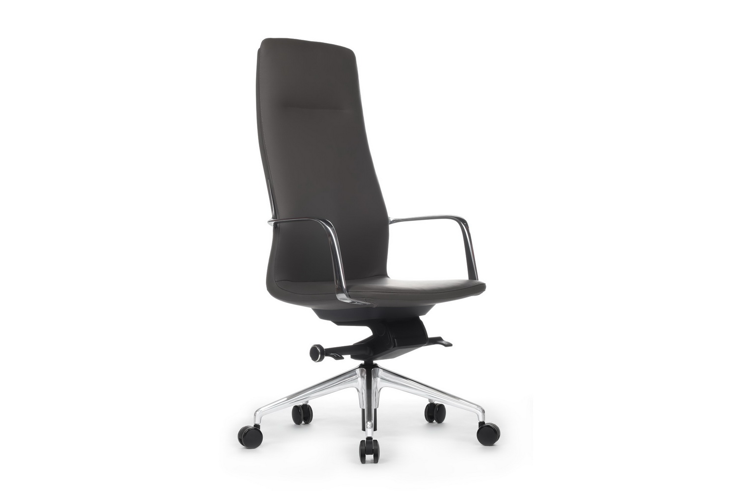 Кресло руководителя RV Design PLAZA FK004-A13 Антрацит кожа купить в Воронеже