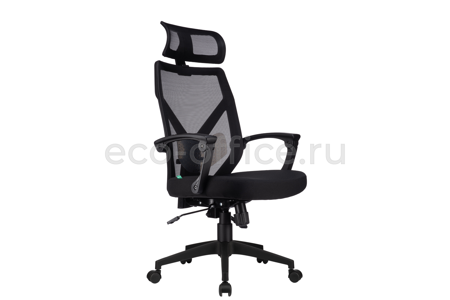 Кресло RV Chair OLIVER W-203 AC Чёрный пластик / Чёрная ткань купить в Воронеже