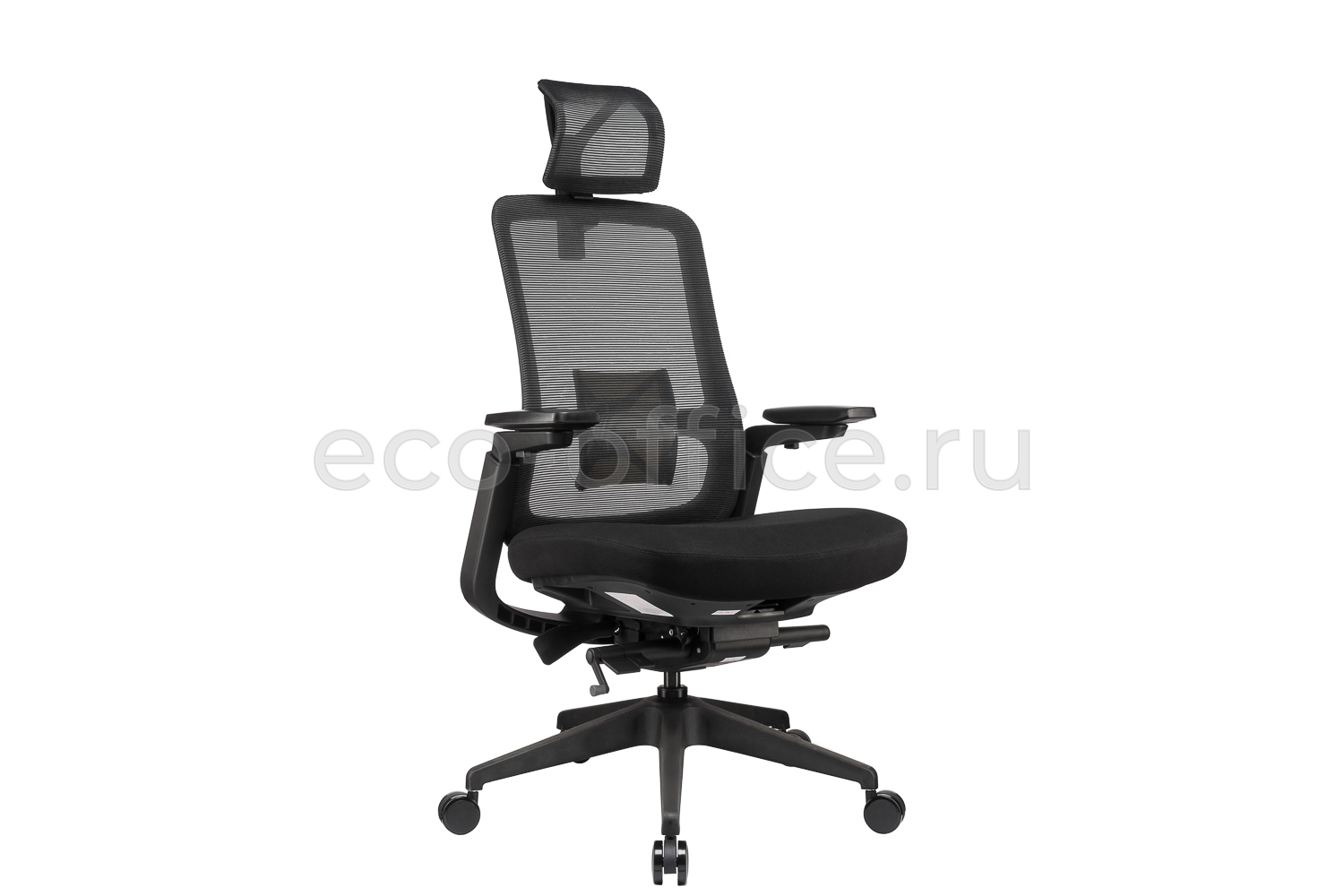 Кресло эргономичное ECO-CHAIR S7 Modern Чёрный купить в Воронеже