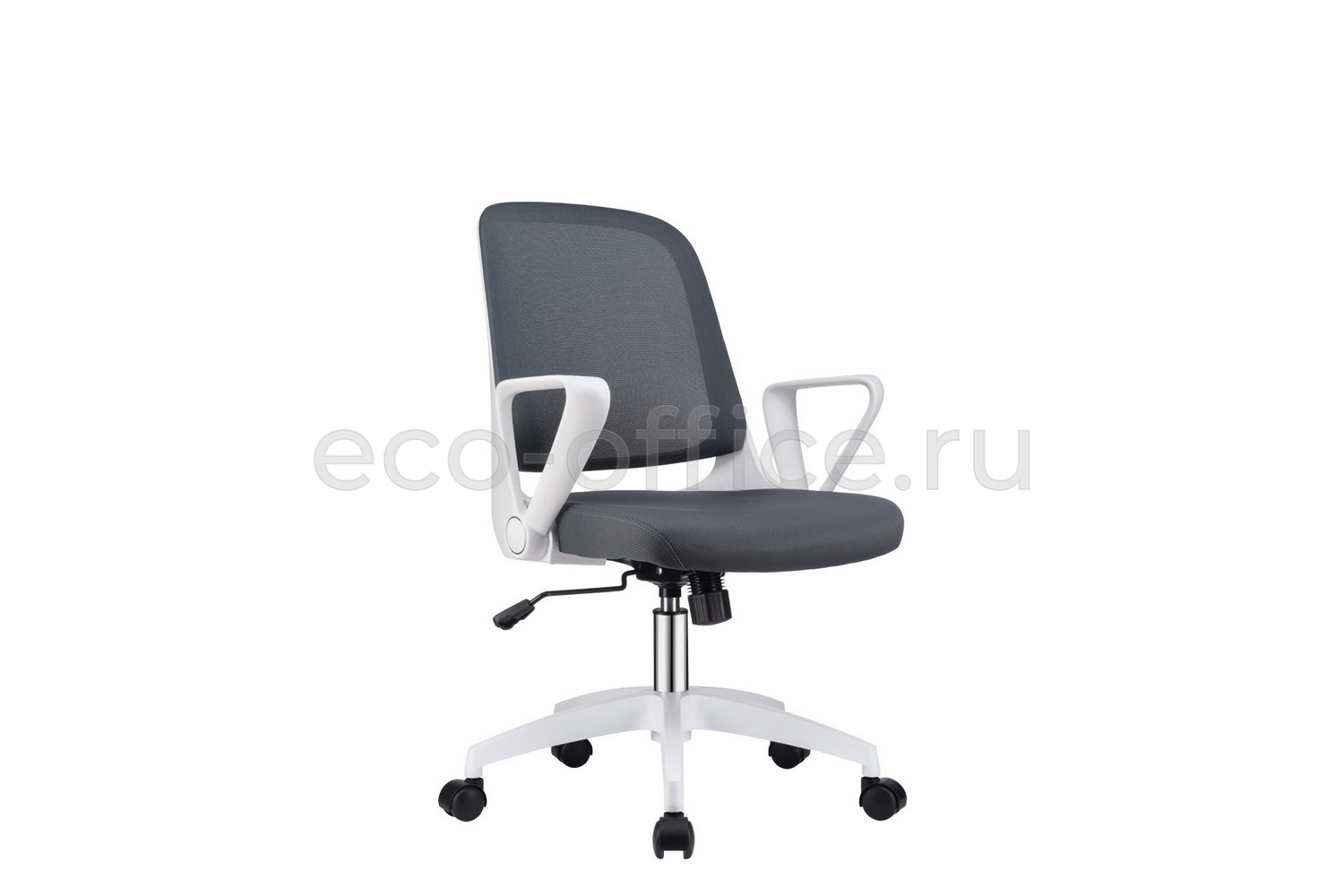 Кресло офисное RV Design W-158 Белый пластик / Серая сетка купить в Воронеже
