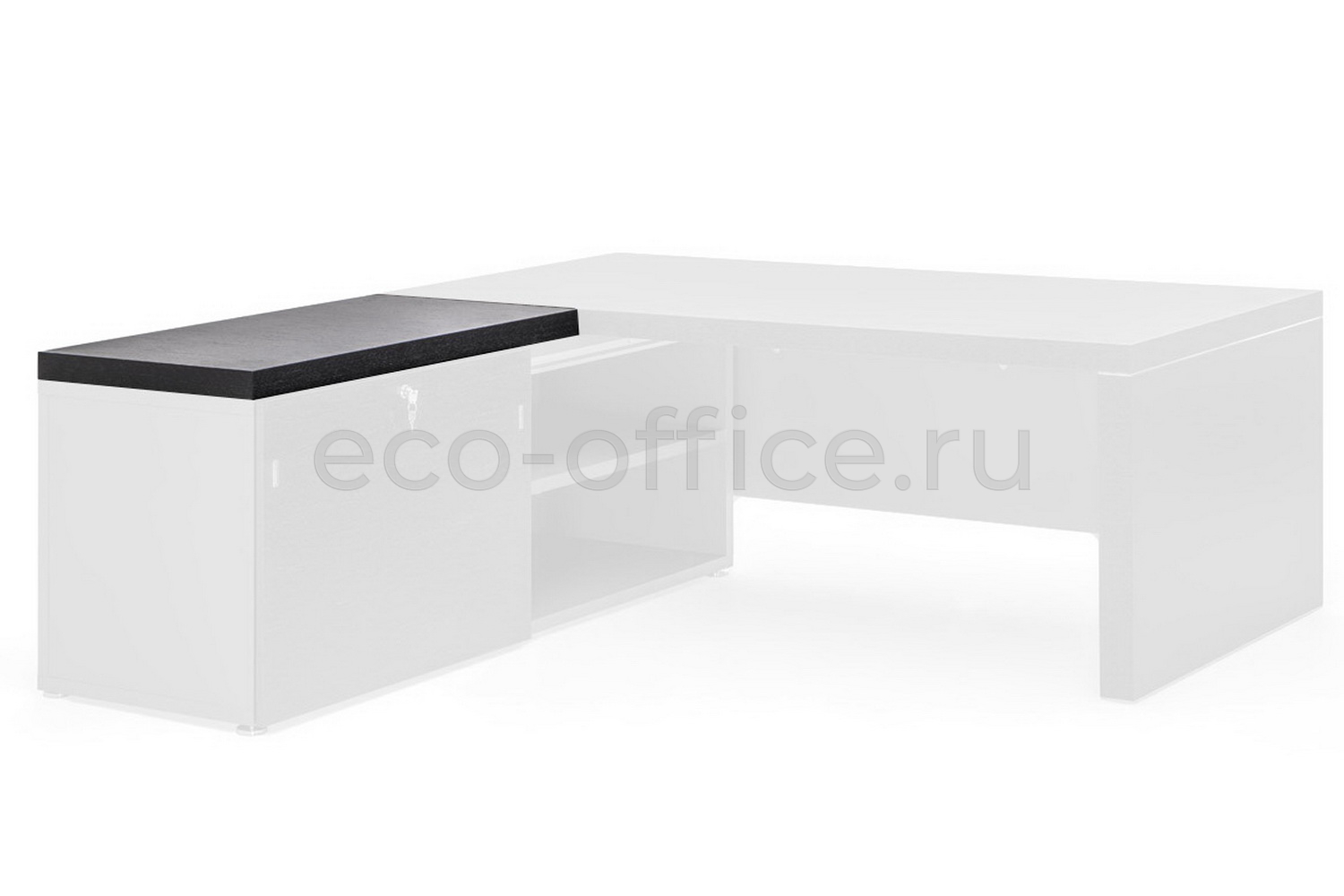 Топ опорной тумбы TITANO PTITP11060008C5 Черное Дерево купить в Воронеже