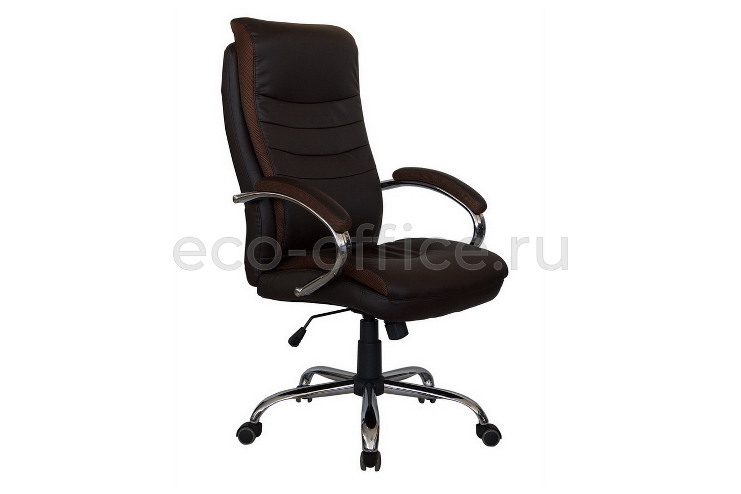 Кресло руководителя RV Chair HOOP 9131 Коричневая экокожа купить в Воронеже