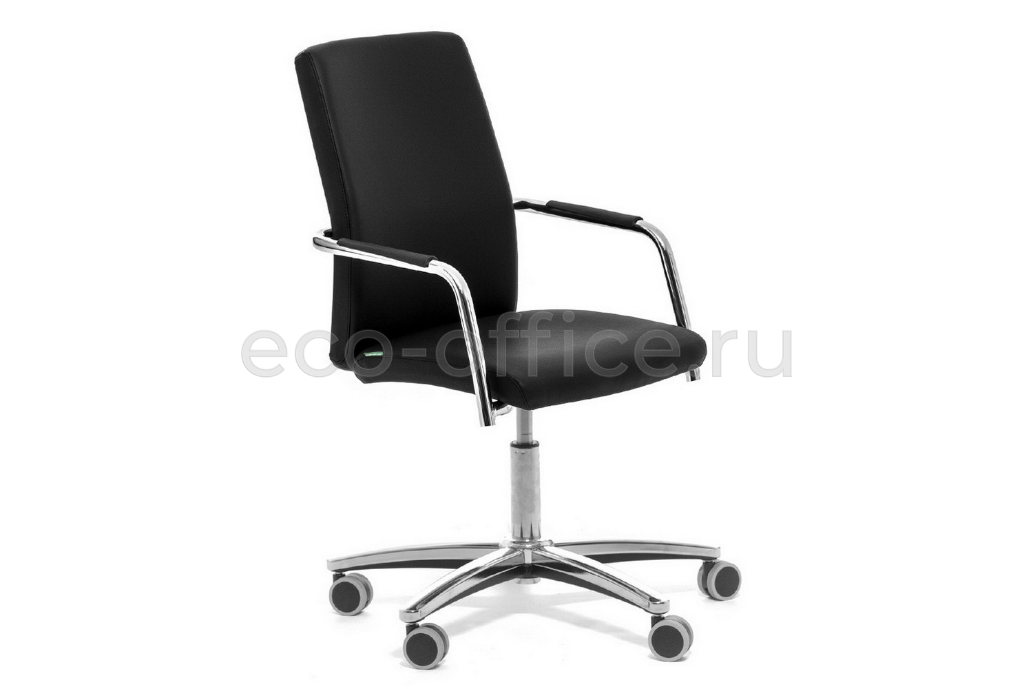 Кресло офисное Profoffice WELL SEAT Чёрная экокожа купить в Воронеже