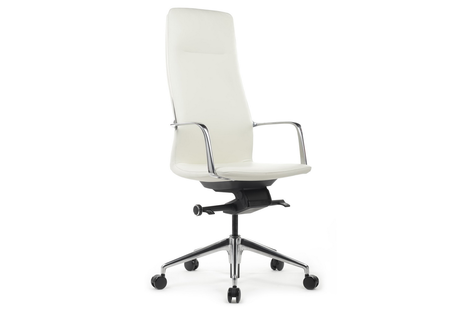 Кресло руководителя RV Design PLAZA FK004-A13 Белая кожа купить в Воронеже