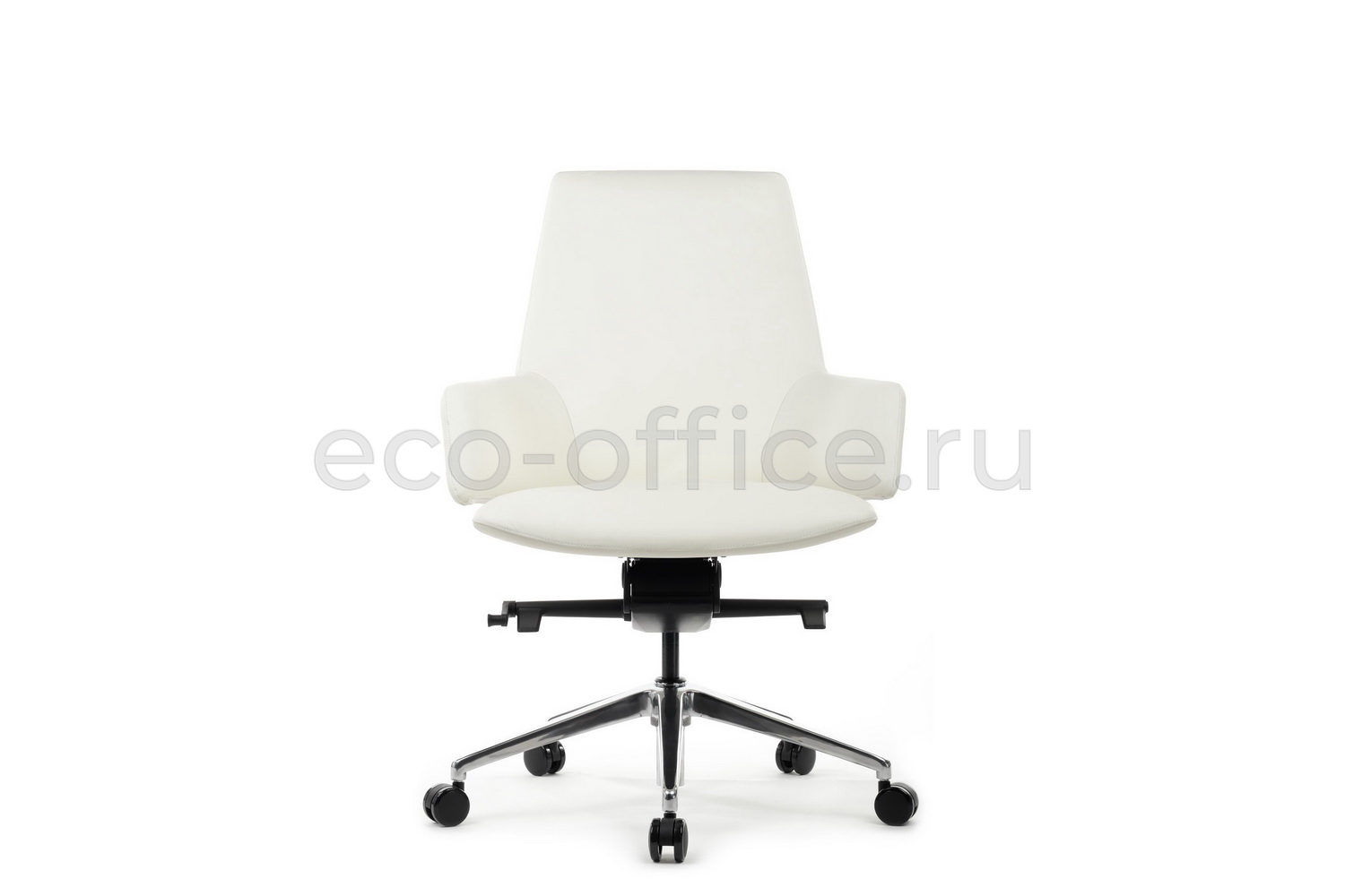 Кресло руководителя RV Design SPELL-M B1719 Белая кожа  стоимость
