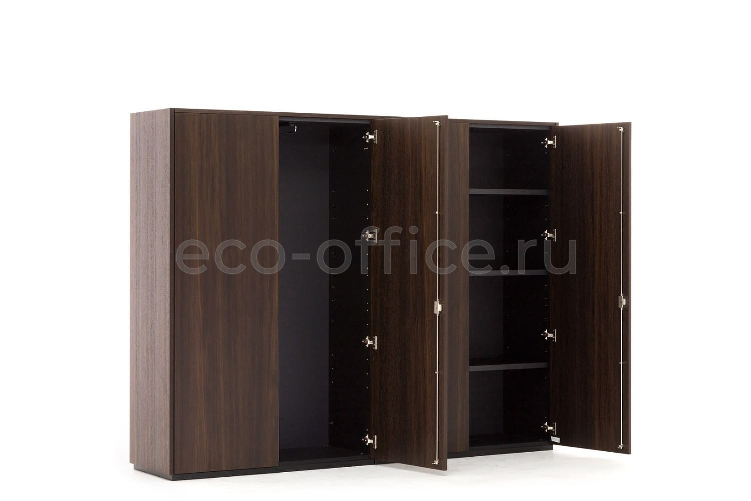 Шкаф для бумаг с гардеробом H.156 COTTO L.204 H.158 Жженый Дуб  купить в Воронеже