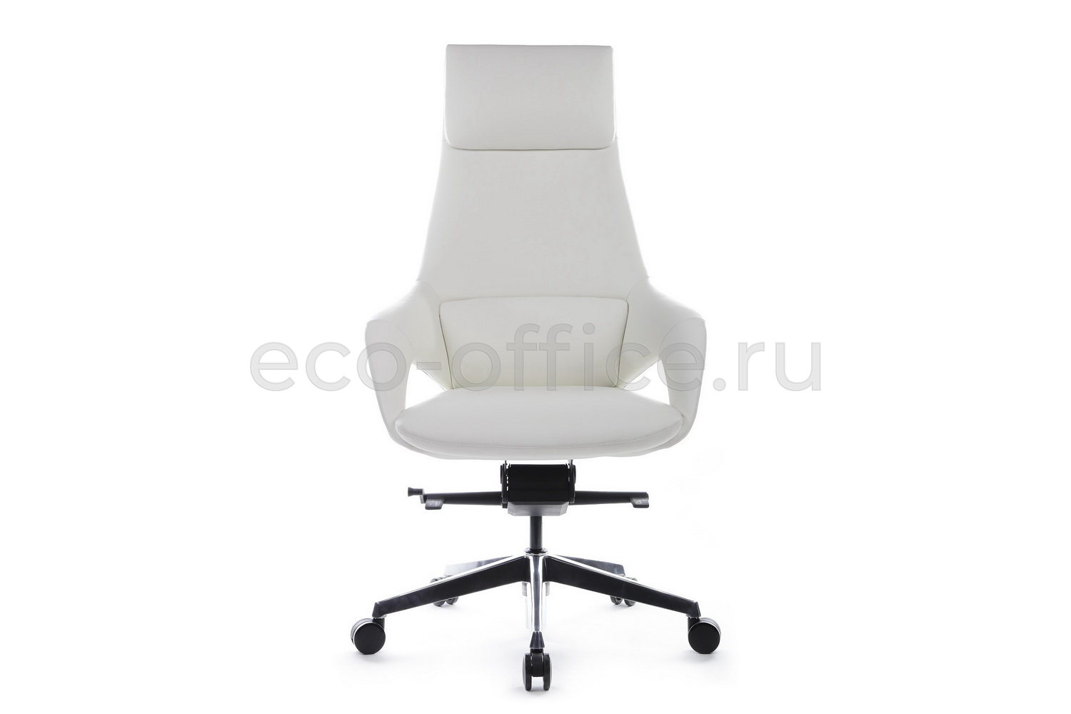 Кресло руководителя RV Design AURA FK005-A Белая кожа  стоимость