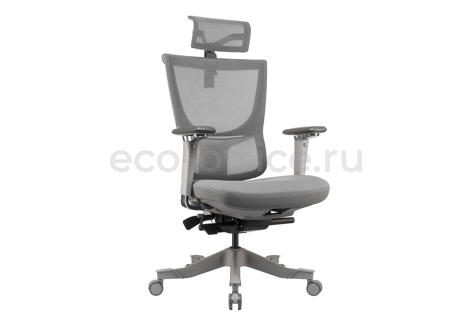 Кресло эргономичное ECO-CHAIR S8 Ergo Grey Серый купить в Воронеже