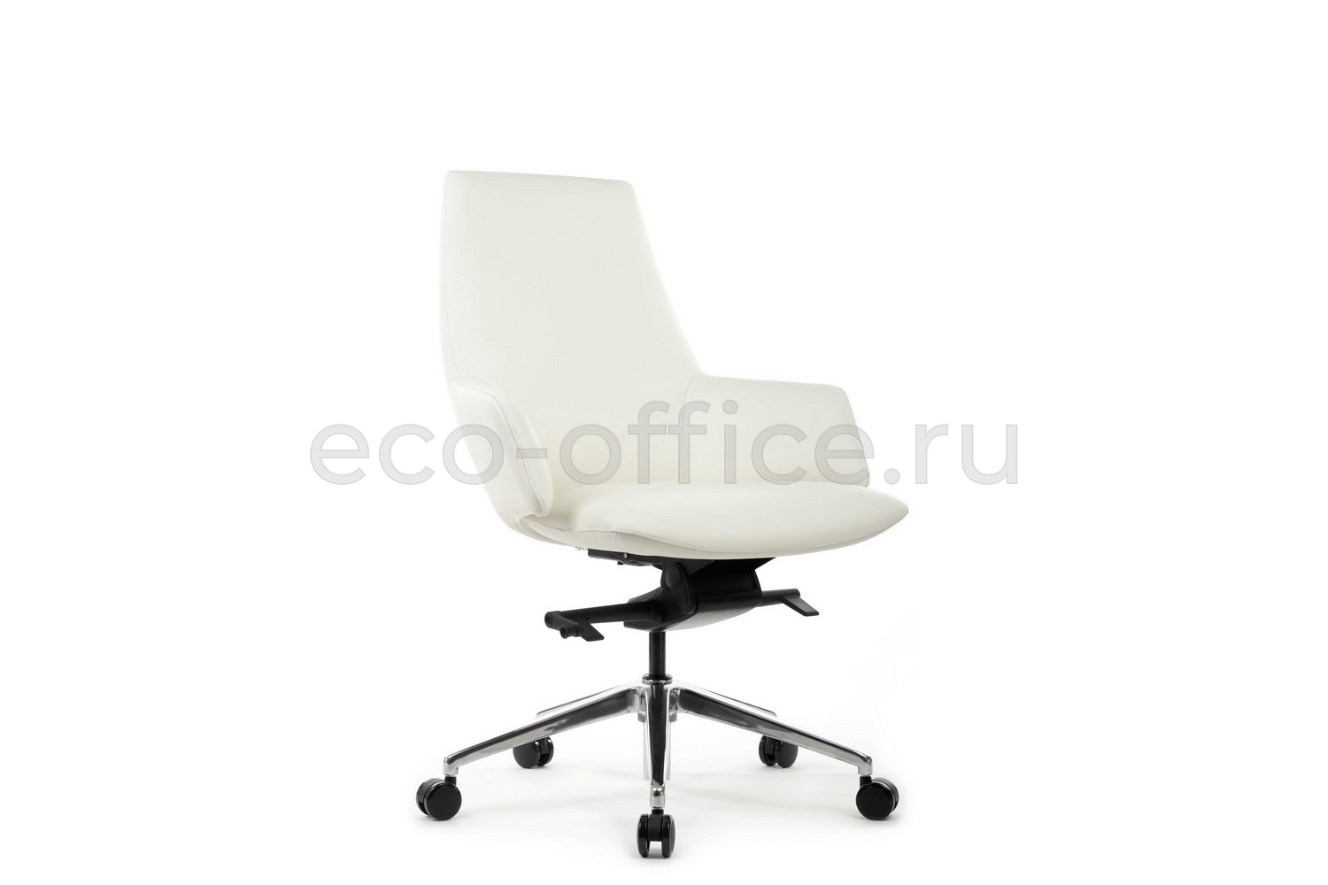 Кресло руководителя RV Design SPELL-M B1719 Белая кожа купить в Воронеже