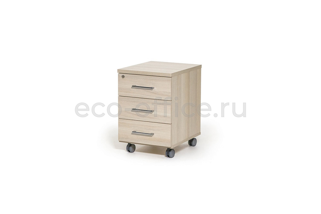 Тумба подкатная 3 ящика FE/RO 72T002 DYDY Дуб Светлый купить в Воронеже
