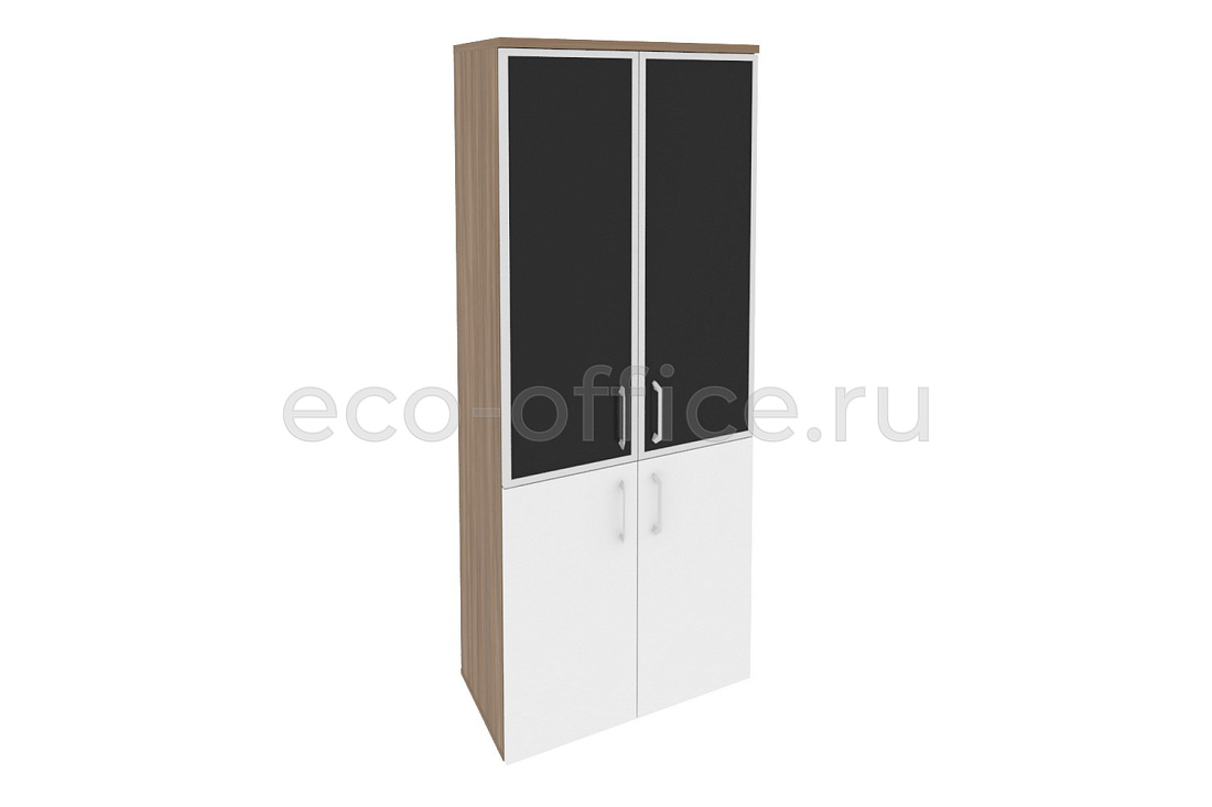 Шкаф высокий широкий ONIX O.ST-1.2 R black Дуб Аризона / Белый Бриллиант купить в Воронеже