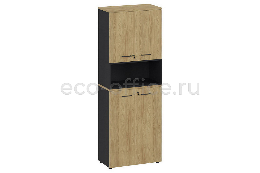 Шкаф высокий составной FLEX 221 hinged/open 156Z 15 156Z.34 Гикори купить в Воронеже