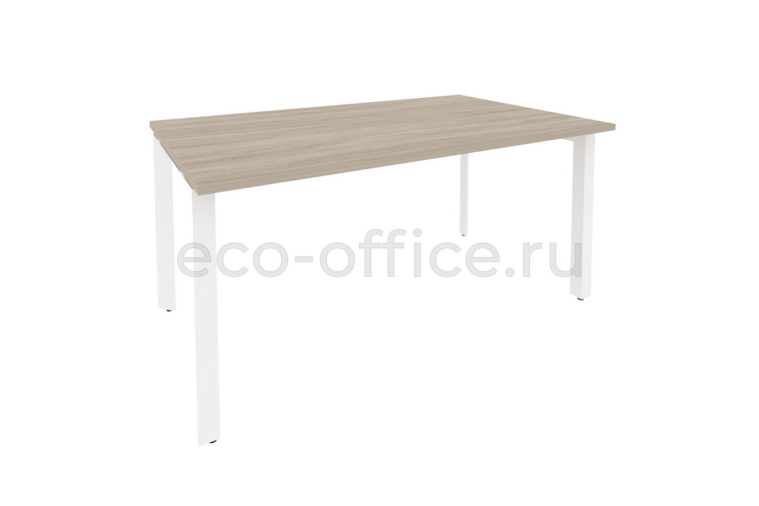 Стол переговорный (1 столешница) ONIX O.MP-PRG-1.4 Дуб Аттик / Белый металл  купить в Воронеже