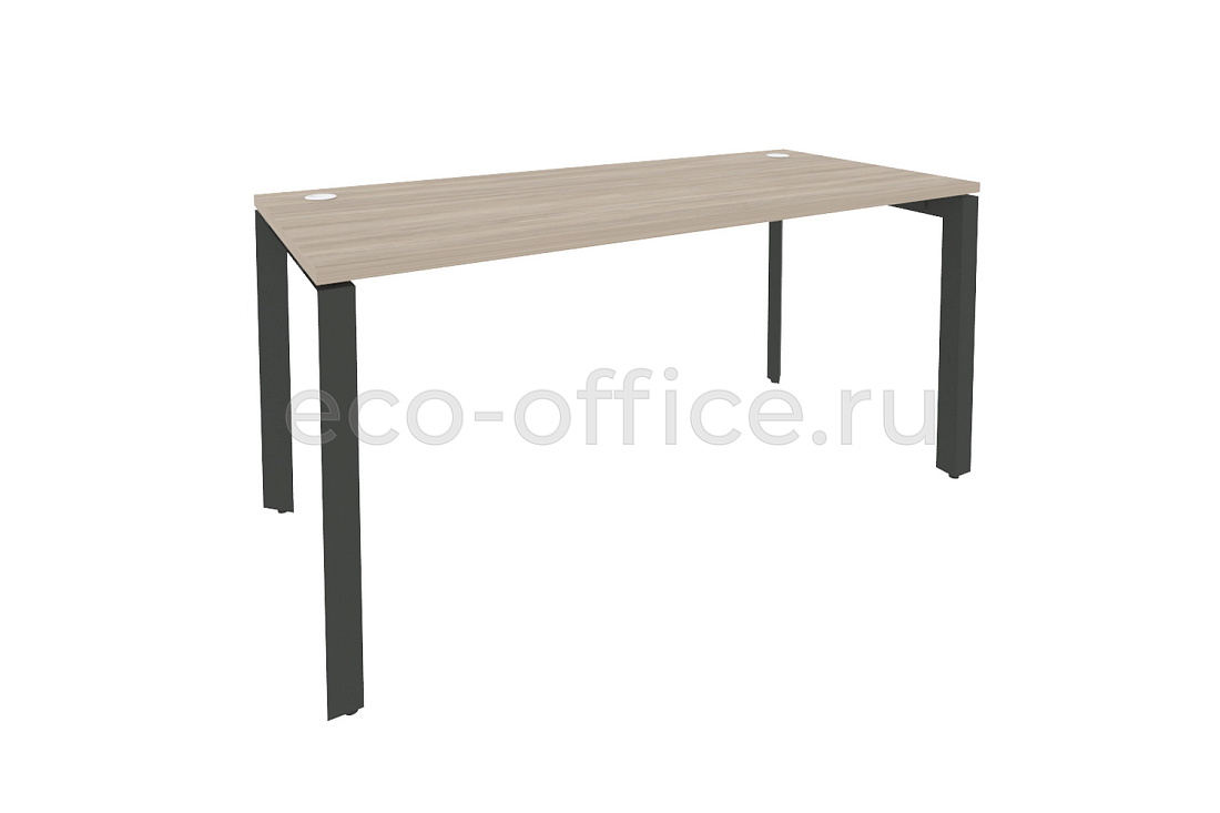 Стол рабочий на П-образном м/к ONIX O.MP-SP-4.7 Дуб Аттик / Антрацит металл  купить в Воронеже