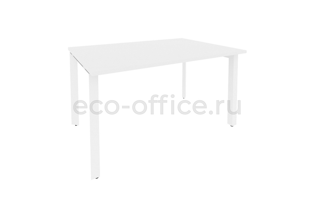 Стол переговорный (1 столешница) ONIX O.MP-PRG-1.3 Белый Бриллиант / Белый металл  купить в Воронеже