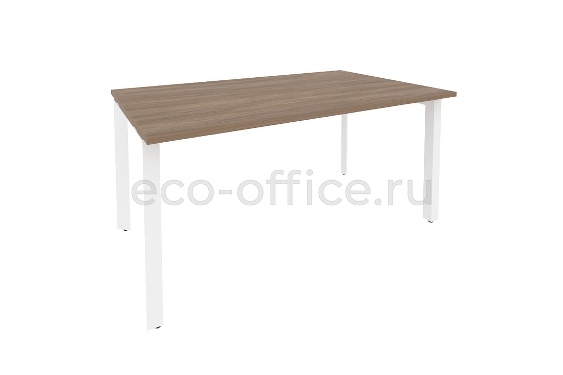 Стол переговорный (1 столешница) ONIX O.MP-PRG-1.4 Дуб Аризона / Белый металл  купить в Воронеже