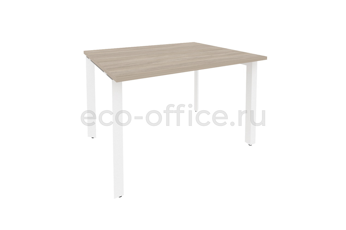Стол переговорный (1 столешница) ONIX O.MP-PRG-1.2 Дуб Аттик / Белый металл  купить в Воронеже