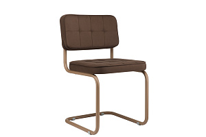 Комплект конференц-кресел ECO-CHAIR COLOMBO Comfort CLM-05 Коричневый велюр / Капучино металл фото