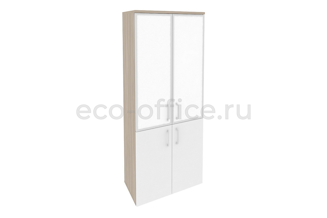 Шкаф высокий широкий ONIX O.ST-1.2 R white Дуб Аттик / Белый Бриллиант купить в Воронеже