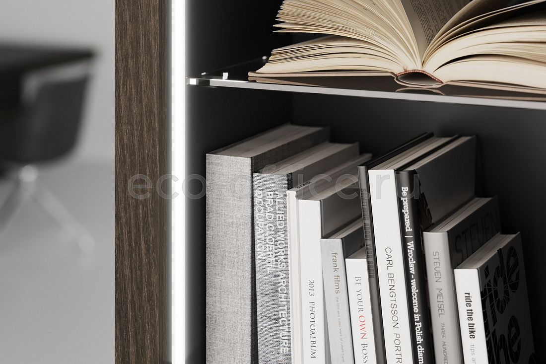 Шкаф тотем с дверцей JERA 159965 Bali Walnut / Stone Grey  стоимость