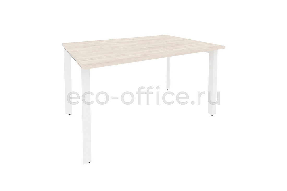 Стол переговорный (1 столешница) ONIX O.MP-PRG-1.3 Денвер Светлый / Белый металл  купить в Воронеже