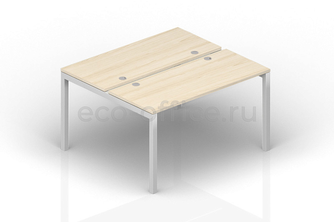 Составной стол на 2 рабочих места POLO New PEN2TG127 Тортора / Антрацит  стоимость