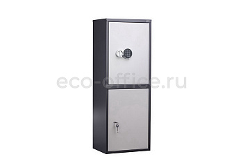 Шкаф бухгалтерский AIKO SL-125/2T EL Графит (RAL 7024) / Светло-серый (RAL 7038) купить в Воронеже