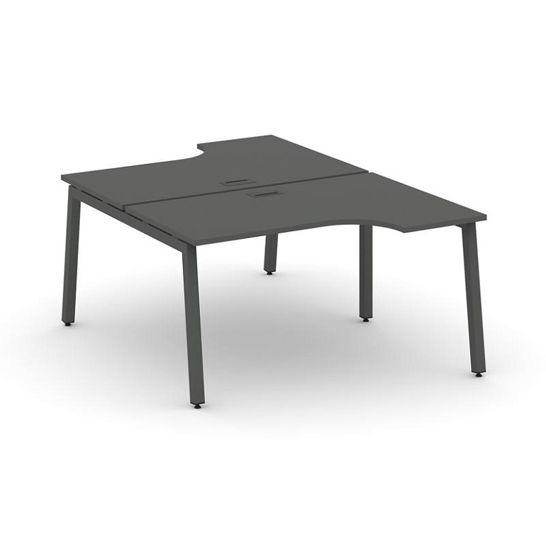 рабочая станция эргоном. style project sn-5a.drpa-001 антрацит/металл антрацит фото