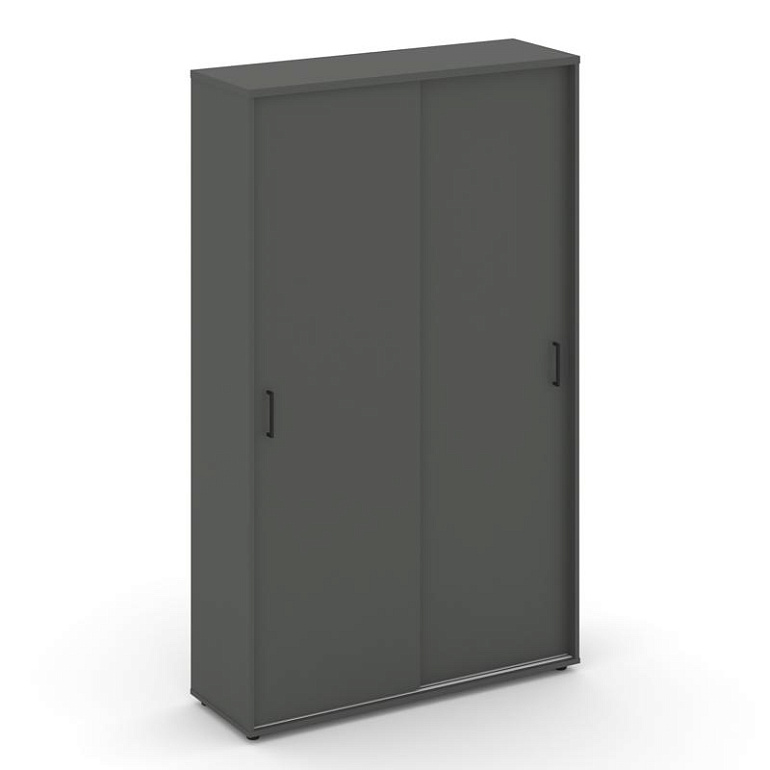 шкаф-купе для одежды style project sn.shk-003 антрацит/черный ручки фото