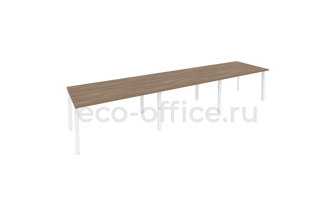 Стол переговорный (3 столешницы) ONIX O.MP-PRG-3.3 Дуб Аризона / Белый металл  купить в Воронеже