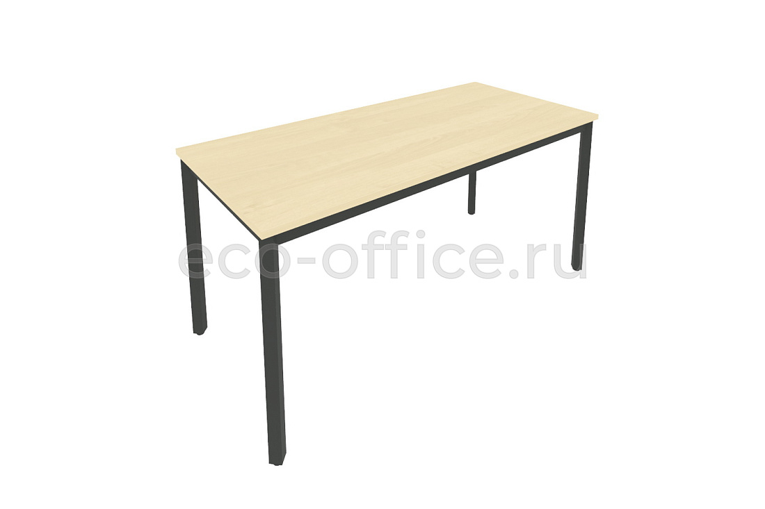 Стол письменный на металлокаркасе SLIM SYSTEM С.СП-6 Клён / Антрацит металл купить в Воронеже