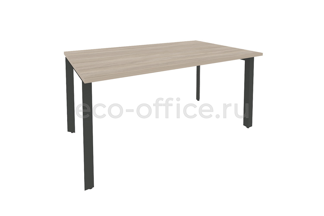 Стол переговорный (1 столешница) ONIX O.MP-PRG-1.4 Дуб Аттик / Антрацит металл  купить в Воронеже