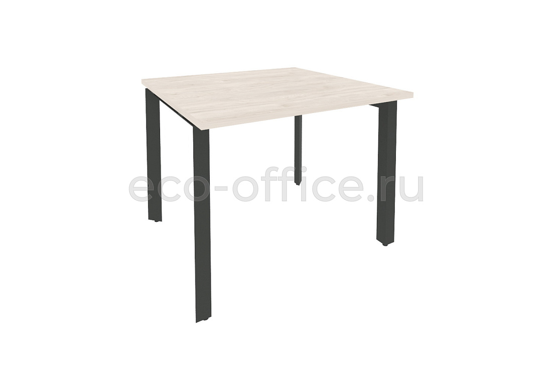 Стол переговорный (1 столешница) ONIX O.MP-PRG-1.1 Денвер Светлый / Антрацит металл купить в Воронеже