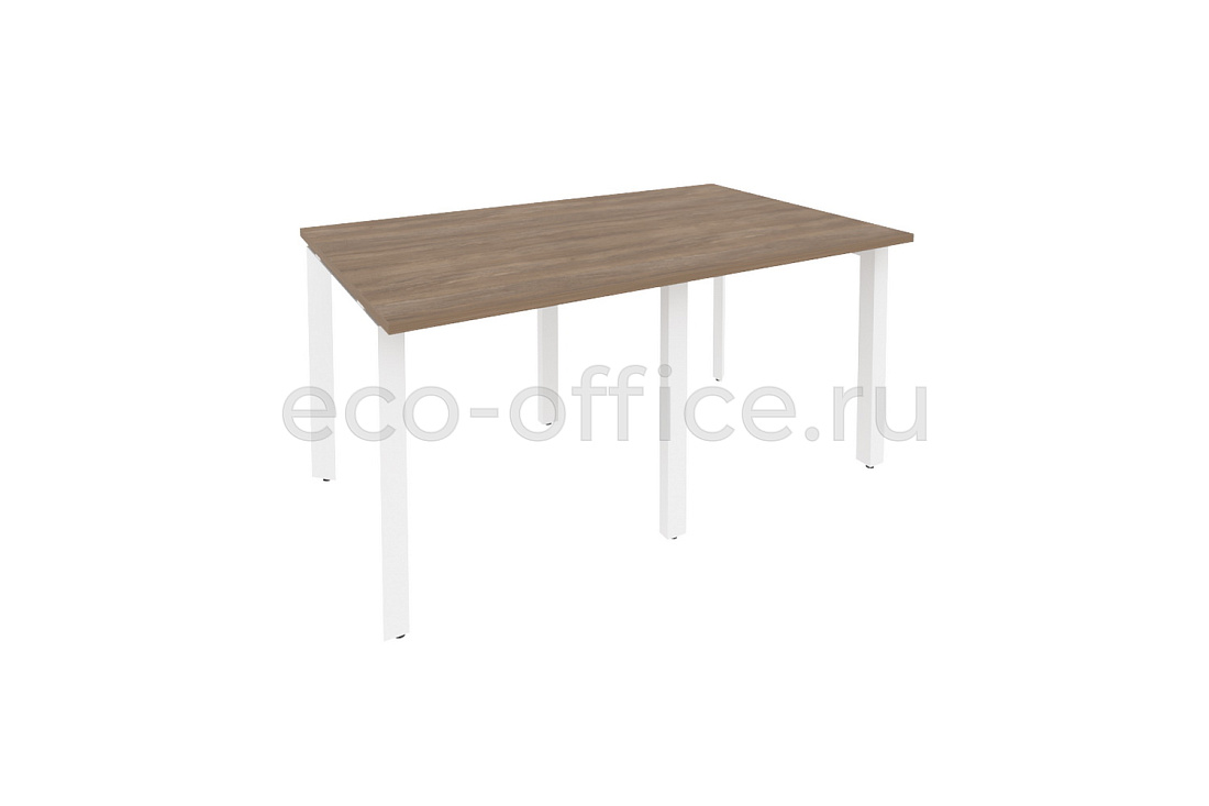 Стол переговорный (2 столешницы) ONIX O.MP-PRG-2.0 Дуб Аризона / Белый металл  купить в Воронеже