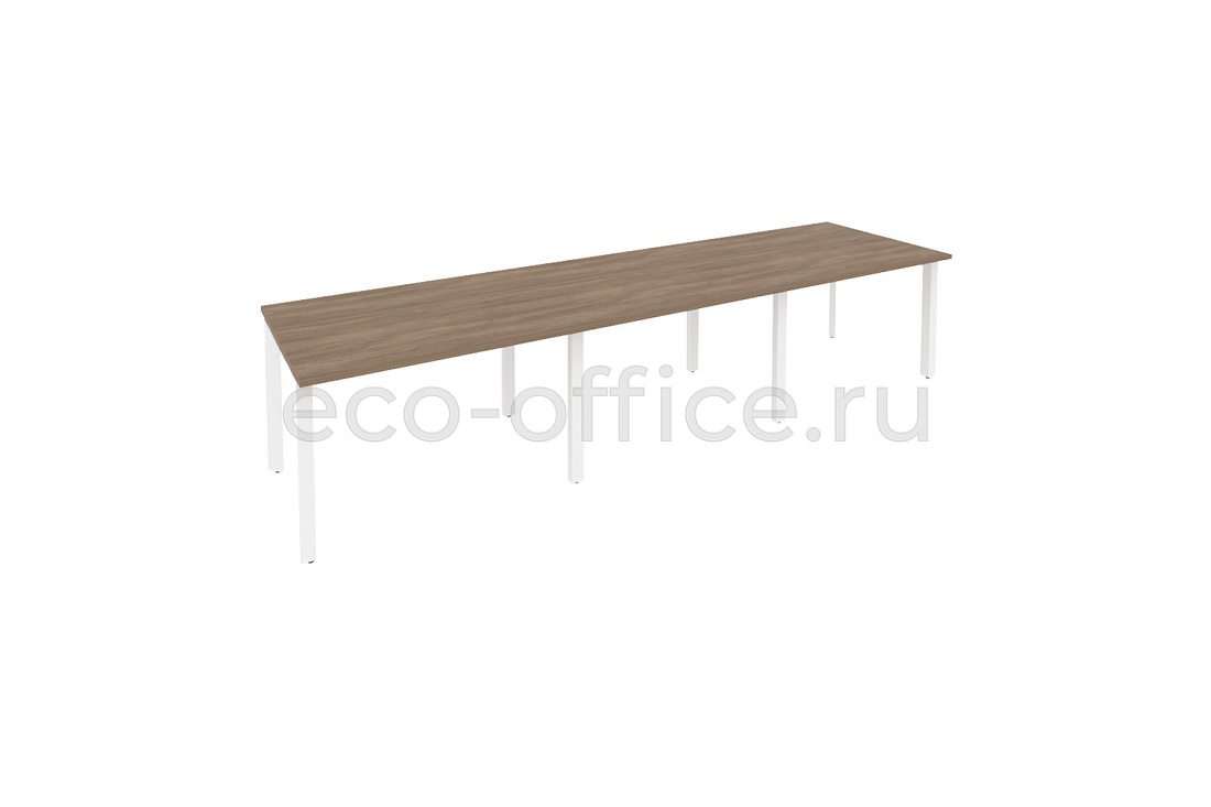 Стол переговорный (3 столешницы) ONIX O.MP-PRG-3.2 Дуб Аризона / Белый металл  купить в Воронеже
