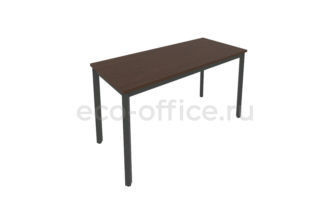 Стол письменный на металлокаркасе SLIM SYSTEM С.СП-5.1 Венге Цаво / Антрацит металл купить в Воронеже