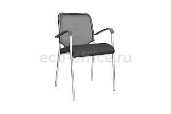 Стул посетителя AMIGO Silver ARM 450891/TA17T01 Чёрная сетка купить в Воронеже