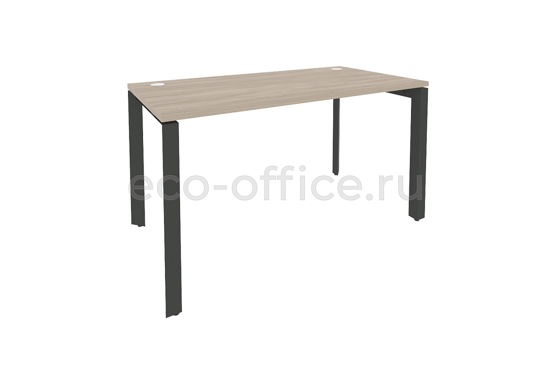 Стол рабочий на П-образном м/к ONIX O.MP-SP-3.7 Дуб Аттик / Антрацит металл  купить в Воронеже