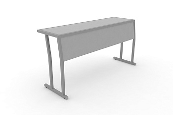 Стол учебный трехместный с царгой DESK DK-1500SP Серый / Серый Металл купить в Воронеже