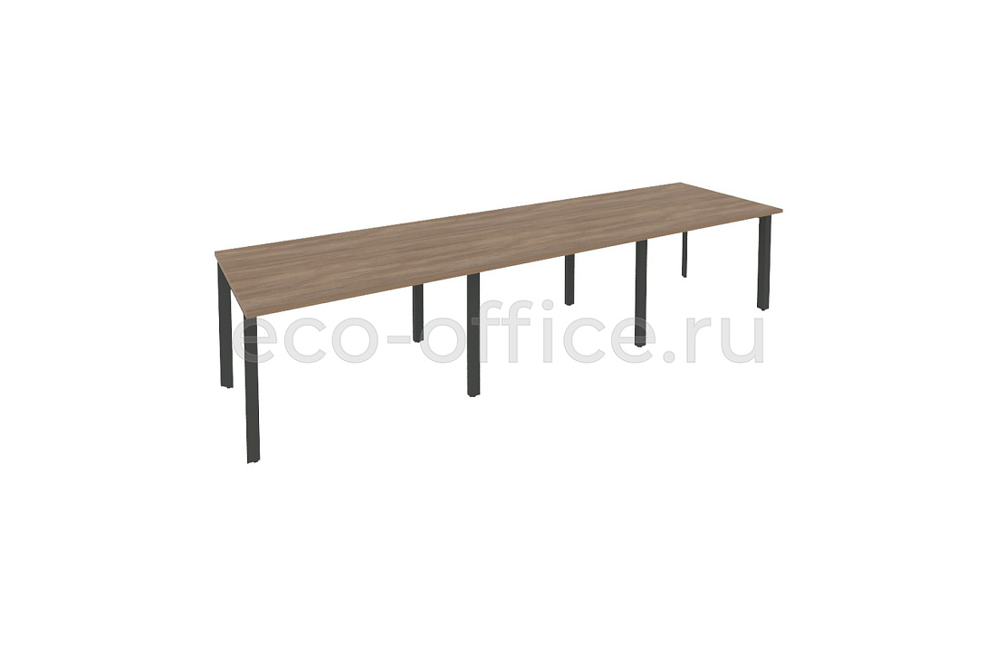 Стол переговорный (3 столешницы) ONIX O.MP-PRG-3.2 Дуб Аризона / Антрацит металл  купить в Воронеже