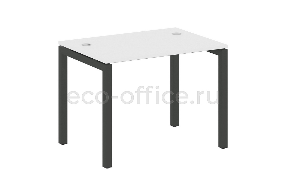 Стол письменный METAL SYSTEM QUATTRO 5x5 50БП.СП-1 Белый / Антрацит металл купить в Воронеже