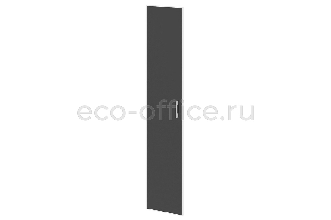Дверь высокая стеклянная левая YALTA LT.S-1 R (L) black Чёрное стекло купить в Воронеже