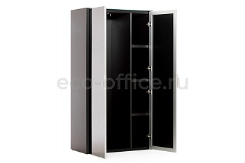 Гардероб 2 двери GALA NEWLIB2/899 + LIBSH/899 BLACK GLASS купить в Воронеже