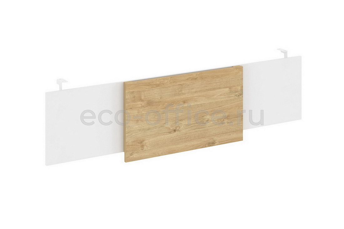 Царга для стола руководителя L1980 ONIX WOOD DIRECT O.M-CSR-6 Белый Бриллиант / Тиквуд Светлый / Белый металл купить в Воронеже