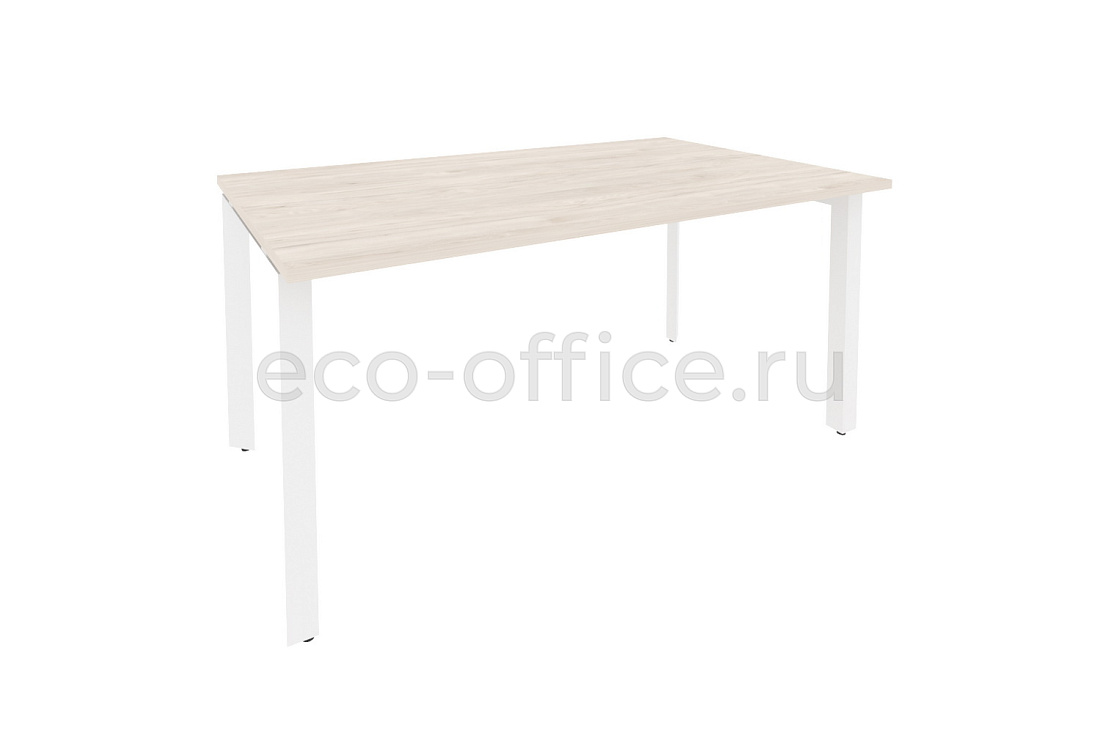 Стол переговорный (1 столешница) ONIX O.MP-PRG-1.4 Денвер Светлый / Белый металл  купить в Воронеже