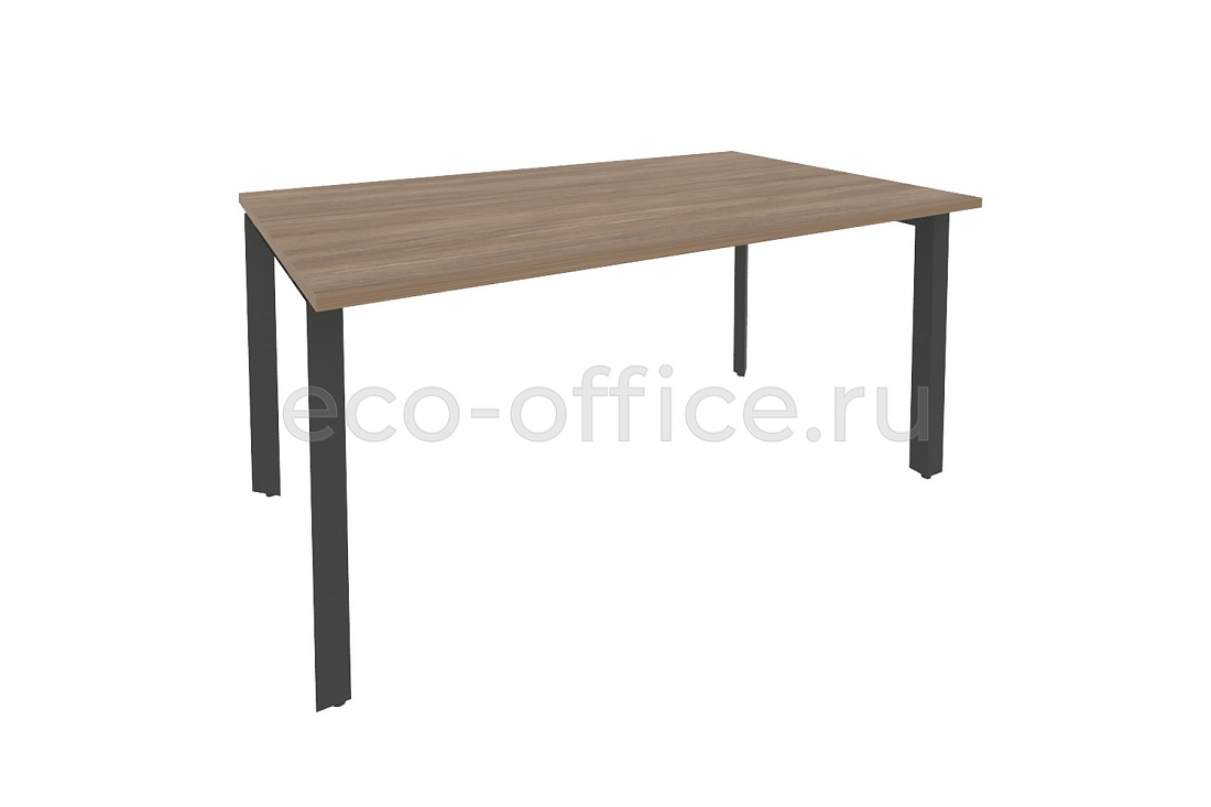 Стол переговорный (1 столешница) ONIX O.MP-PRG-1.4 Дуб Аризона / Антрацит металл  купить в Воронеже